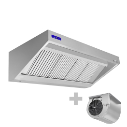 Зонт вытяжной пристенный  2,0 м (мотор, регулятор, фильтр, лампа) GGM Gastro