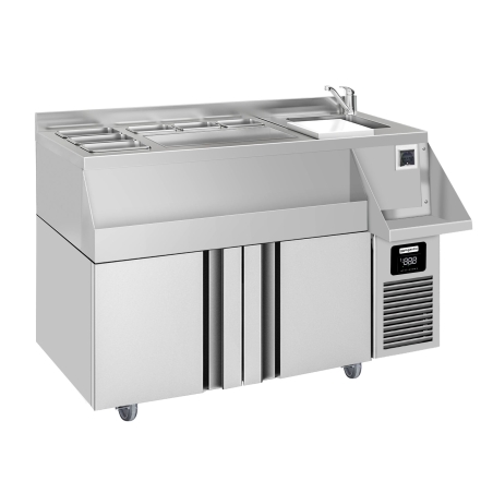 Холодильная барная станция 1,2 m GGM Gastro - 4