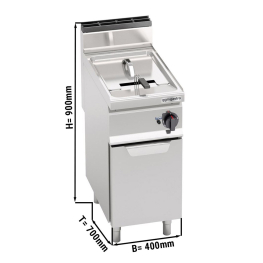 Фритюрниця газова 10 літрів (6,9 кВт) GGM Gastro