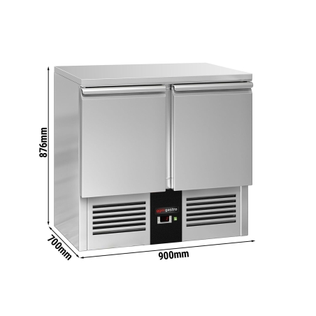 Холодильный стол саладетта PREMIUM - 0,9 x 0,7 m / 2 двери / объем: 240 л GGM Gastro - 2