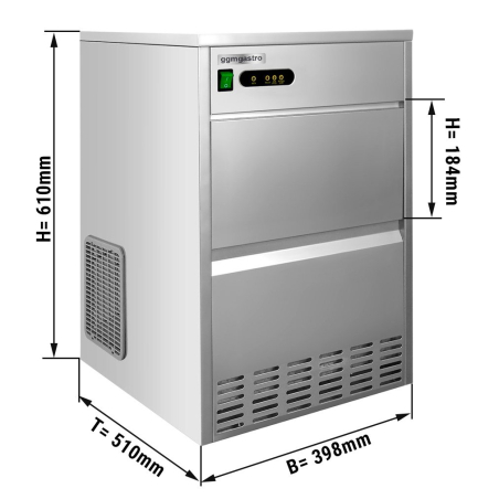 Льодогенератор - 28 kg / 24h GGM Gastro - 1
