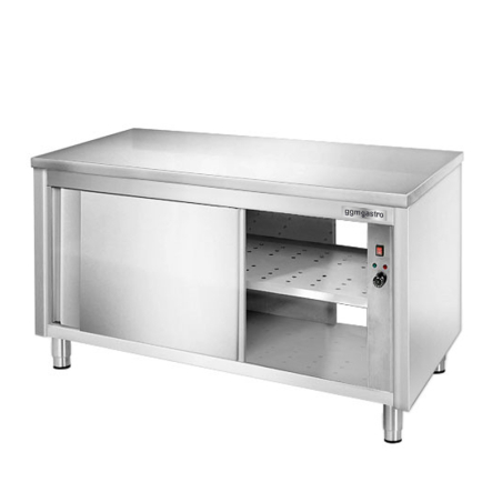 Стіл тепловий 1,0 м - з вікном для роздачі GGM Gastro - 2