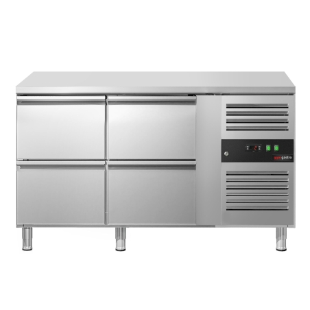 Холодильний стіл ЕСО - 1,36 x 0,7 m / 4 шухляди GGM Gastro - 5