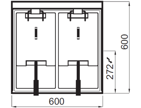 Фритюрниця електрична 10+10 літрів (12 кВт) GGM Gastro - 6