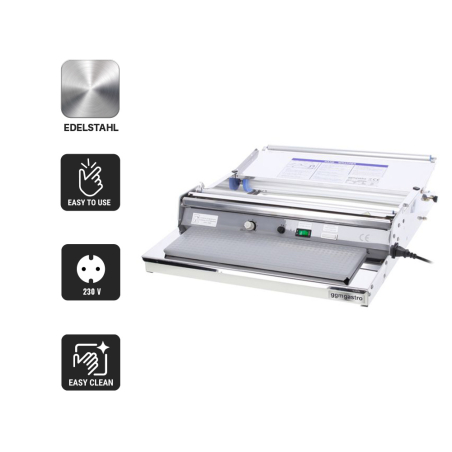 Упаковачный аппарат + Нагревательная поверхность: 385 x 125 мм GGM Gastro - 3