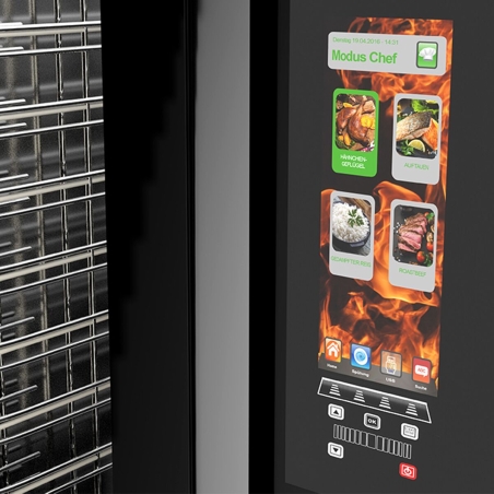 Пароконвектомат з сенсорним управлінням 5x GN 1/1 GGM Gastro - 14