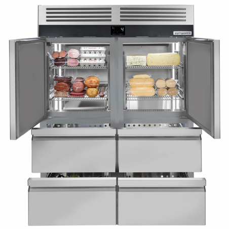 Холодильна шафа / 1400- літрів / кількість дверей- 6 / GGM Gastro - 5