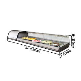Настольная витрина - 6x (17 x 32см) GGM Gastro