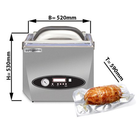 Вакуумный упаковщик 12 м³/ч GGM Gastro - 1