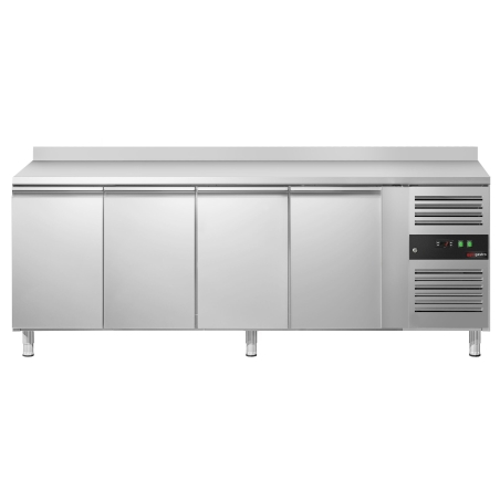 Холодильный стол с бортом ЕСО - 2,2 x 0,7 m / 4 двери GGM Gastro - 4