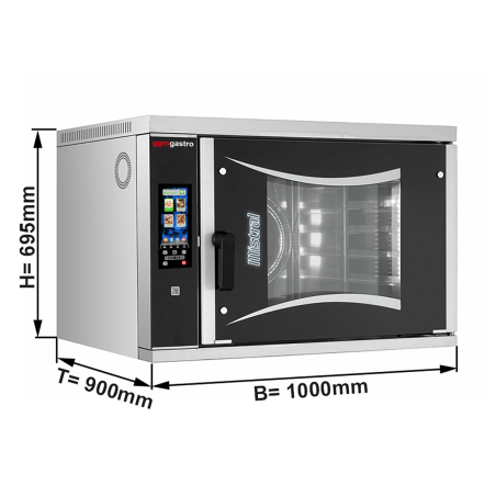 Электрическая конвекционная печь- 6 x EN 40 x 60 см GGM Gastro - 1