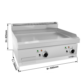 Жарочная поверхность (электрическая/гладкая) GGM Gastro