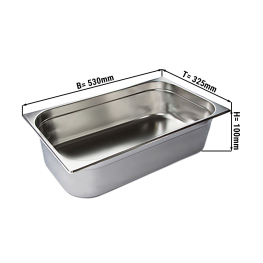 Гастроємність GN 1/1 - глибина: 100 мм GGM Gastro