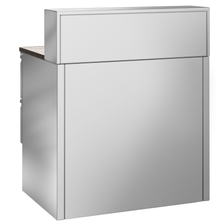 Холодильний стіл саладетта PREMIUM 0,90 m x 0,70 m / 2 двері / 240 л GGM Gastro - 6