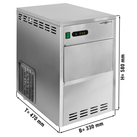 Генератор снежного льда - 30 kg / 24h GGM Gastro - 1