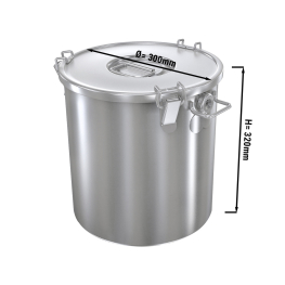 Термоконтейнер з кришкою - Ø 30 cm GGM Gastro