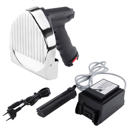 Ніж для шаурми - 60 кг - компл. 2 ножі, точильний камінь, блок живлення - 1