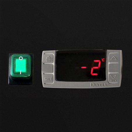 Холодильний стіл для піци з настільною вітриною PREMIUM - 1,5 x 0,8 м / 2 двері / 390 л GGM Gastro - 7