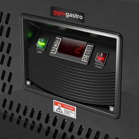 Вітрина кондитерська 2 м - 2 полиці - пряме скло (LED) GGM Gastro - 6