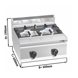 Плита (газовая / 2 конфорки) GGM Gastro