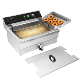 Фритюрниця з решіткою для стікання жиру — для риби та випічки GGM Gastro