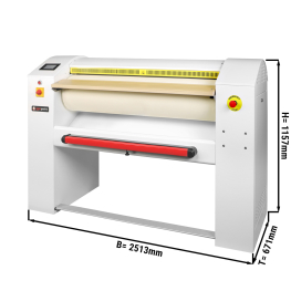 Гладильная машина (длина ролика: 2000 мм / производительность: 60 кг/ч) GGM Gastro