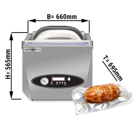 Вакууматор 20 м³/год. GGM Gastro - 1