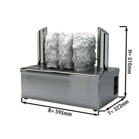 Машина для полировки стаканов - 8 роликов GGM Gastro - 1
