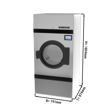 Машина сушильна електрична з відводенням повітря 14кг GGM Gastro - 1