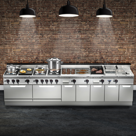 Фритюрниця електрична 22+22 літри (44 кВт) GGM Gastro - 8