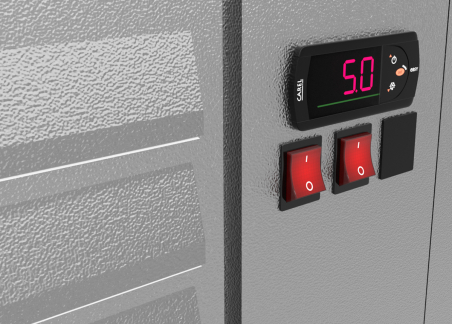 Холодильна гірка - 1,1 x 0,85 m - з 4 полиця - 0,85 TIEF GGM Gastro - 4