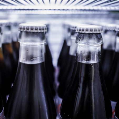 Холодильник барний - 0,6 x 0,51 m - 125 Л - 1 скляні двері - чорний GGM Gastro - 7