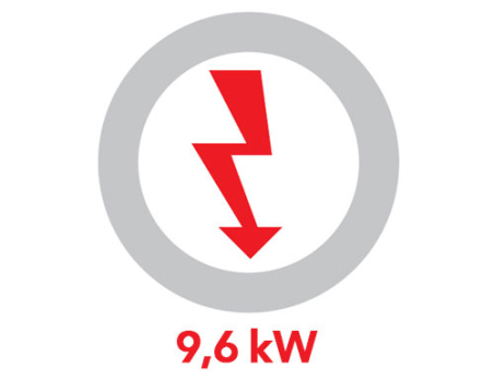 Поверхня жарова електрична - гладко-рифлена (9,6 кВт) GGM Gastro - 5