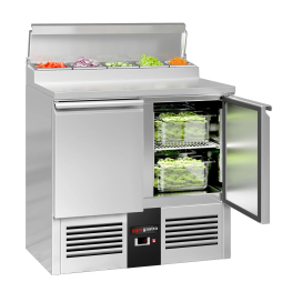 Холодильний стіл саладетта PREMIUM - 0,9 x 0,7 m / 2 двері / 240 л GGM Gastro