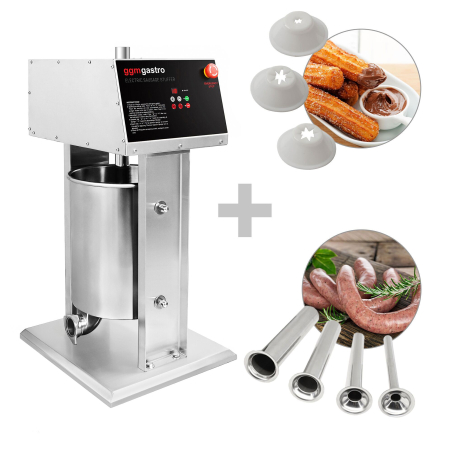 Машина для формирования колбас 20 литров (горизонтальная) GGM Gastro - 1