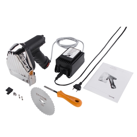 Ніж для шаурми - 60 кг - компл. 2 ножі, точильний камінь, блок живлення - 2