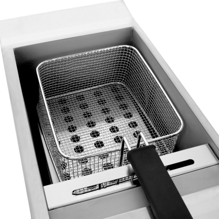 Фритюрница электрическая (обьем: 11,5 л / сливной кран) GGM Gastro - 11