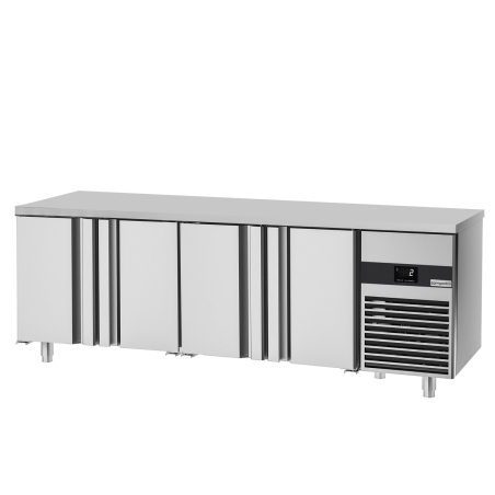 Холодильний стіл з склом на фасаді - 2,3 x 0,7 m GGM Gastro - 3
