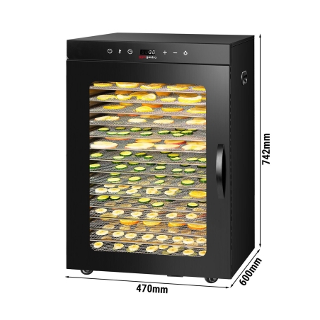 Дегідратор - 16 полиць чорний GGM Gastro - 2