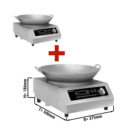 Wok Плита індукційна - 3,5 kW - inkl. WOK GGM Gastro - 1