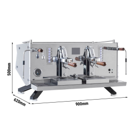 Кавомашина з портафільтром Suprema - з сенсорним дисплеєм - Двопостова - з окремим регулюванням температури - вкл. систему преінфузії