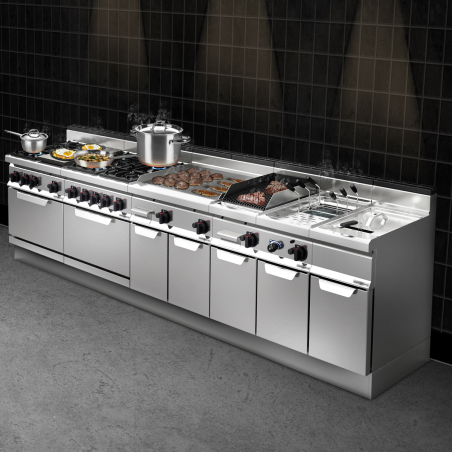 Поверхня жарова газова - гладко-рифлена (20 кВт) GGM Gastro - 8