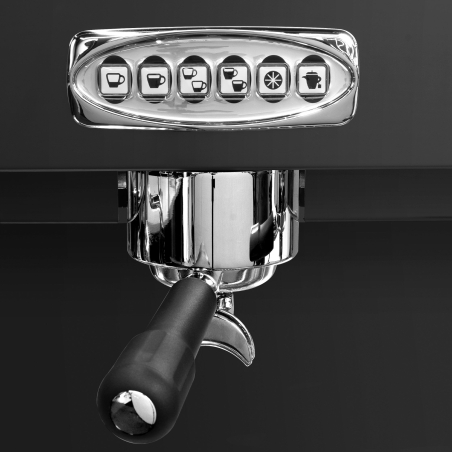 Кавомашина з портафільтром Eminence - Двопостова - вкл. систему преінфузії - Чорна - 8