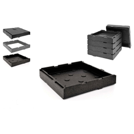 Дно или крышка Single Pizza System, габариты 410 x 410 x 85 мм GGM Gastro