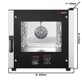 Пароконвектомат 5 x GN 2/3 (мощность: 3,2 кВт) GGM Gastro