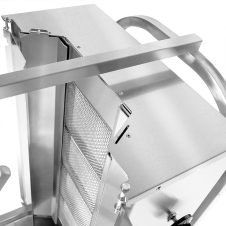 Газовий гриль для гірос/дьонер-кебаба - 6 пальники - макс. 100 кг - вкл. 2 захисні пластини та 2 дверей - 5