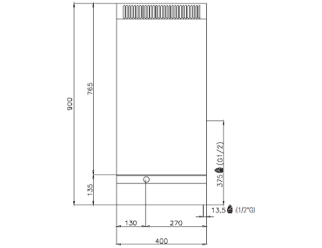 Поверхня жарова газова - гладка (10 кВт) GGM Gastro - 5