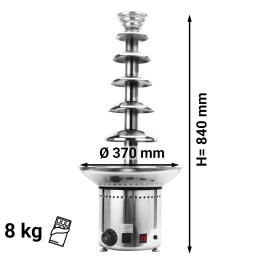Шоколадний фонтан - 6 рівня- H 84 cm GGM Gastro