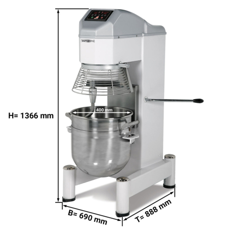 Планетарный миксер (объём 40 л) GGM Gastro - 1