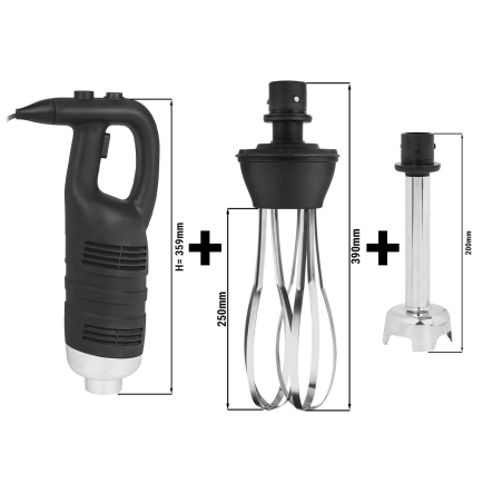 Миксер погружной (набор) с 200mm нож-ногой - 650 Watt GGM Gastro - 1